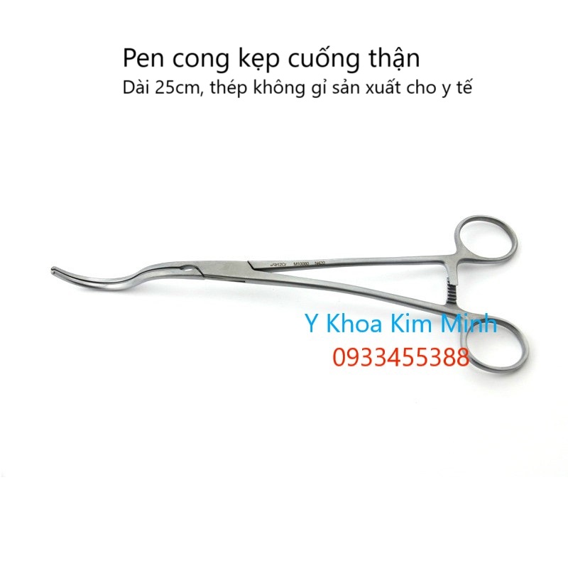 Pen cong kẹp cuống thận dài 25cm