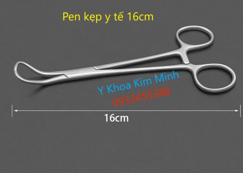 Pen kẹp phẫu thuật y tế 16cm