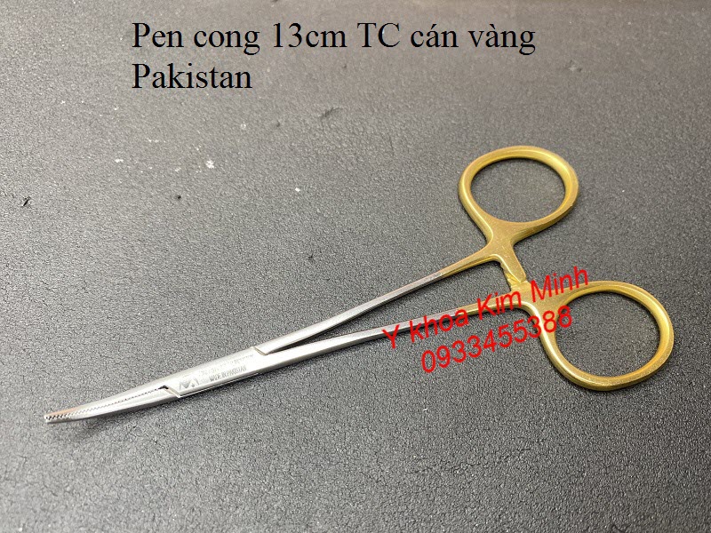 Pen cong 13cm TC Pakistan nằm trong bộ tiễu phẫu y tế 8 món - Y Khoa Kim Minh