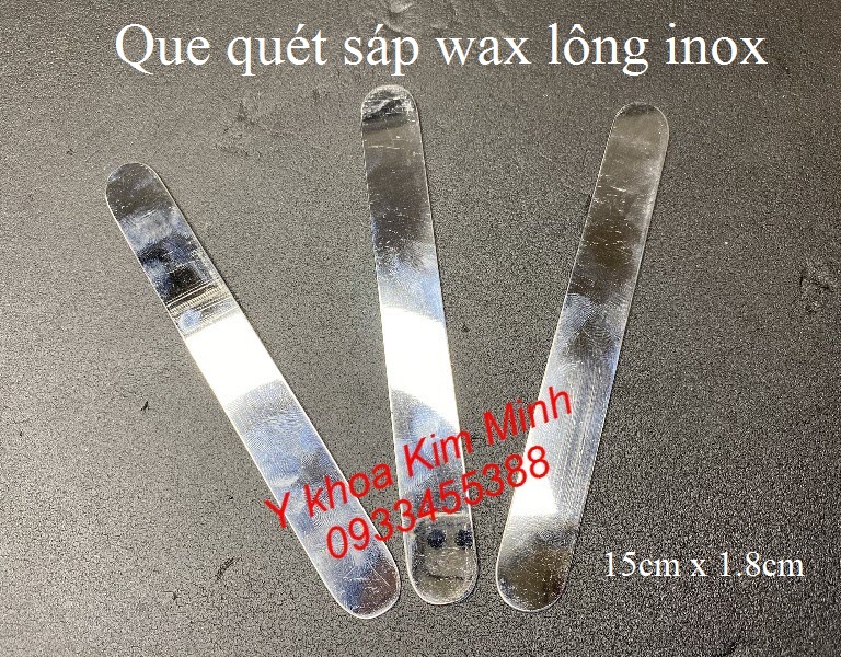 Que quét sáp wax lông bằng inox - Y khoa Kim Minh