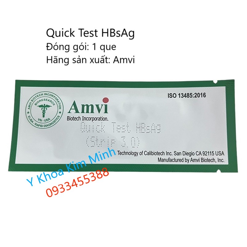 Quick Test HBsAg Amvi bán ở Tp.HCM