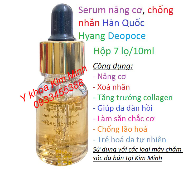 Serum nâng cơ, xoá nhăn, trẻ hoá da của Hàn Quốc Hyang Deoproce