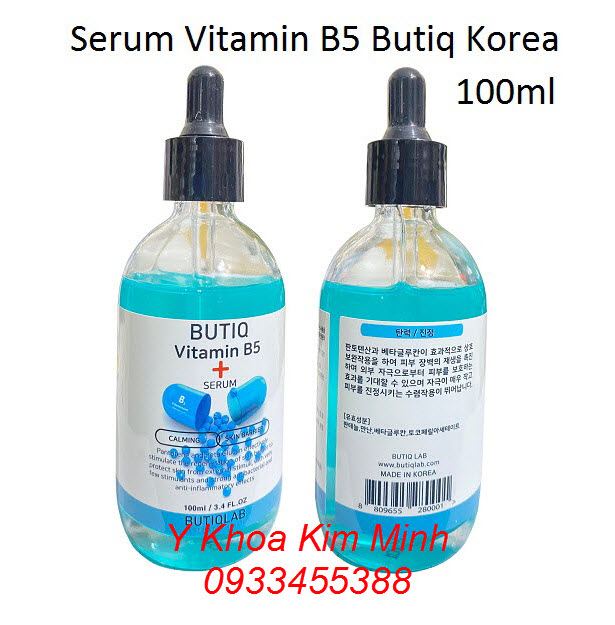 Serum vitamin B5 Butiq Hàn Quốc dung tích 100ml