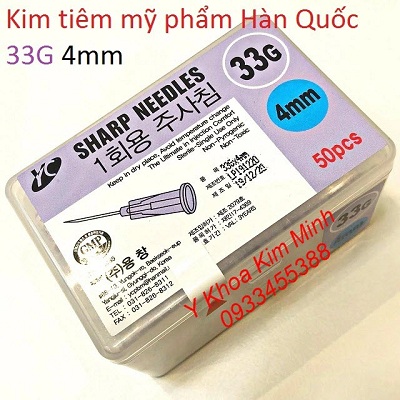Kim tiêm 33G 4mm của Hàn Quốc - Y khoa Kim Minh