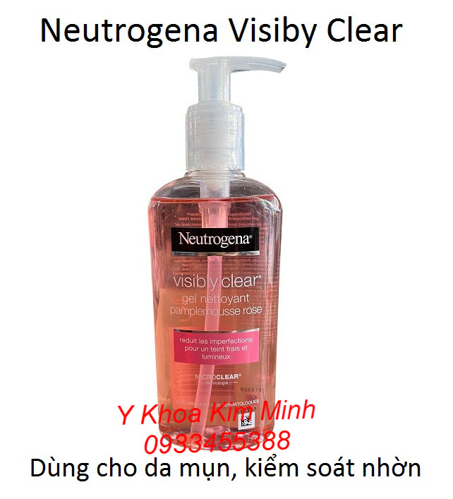 Sữa rửa mặt dùng cho da mụn, da nhờn Neutrogena Visibly Clear bán giá sỉ tại Y Khoa Kim Minh