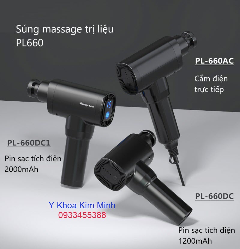 Súng massage gun 6 đầu điều trị bán giá sỉ ở Tp.HCM