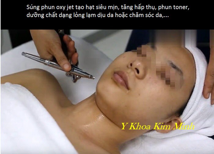 Súng phun thẩm mỹ máy Aqua Skin 6 chức năng - Y khoa Kim Minh