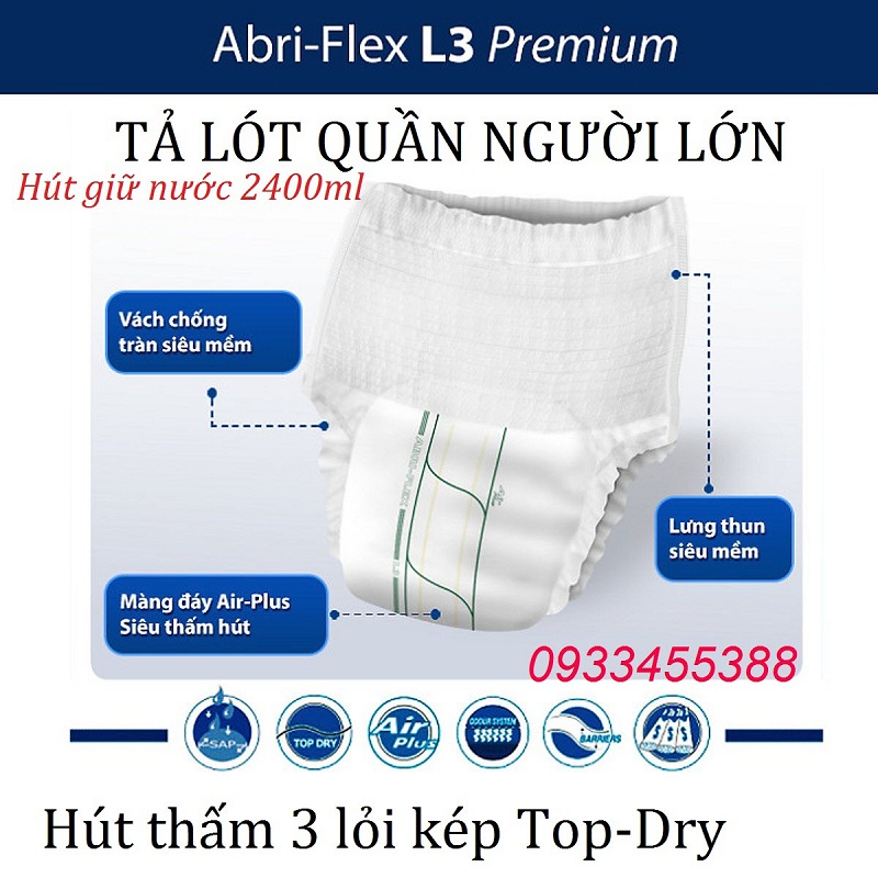 Đặc điểm của tả lót quần Abena Abri Flex bán tại Y Khoa Kim Minh
