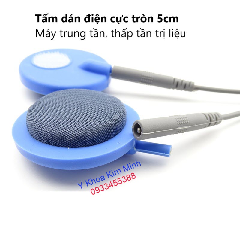 Tấm dán điện cực tròn dùng thẩm phân thuốc của máy trung tần trị liệu
