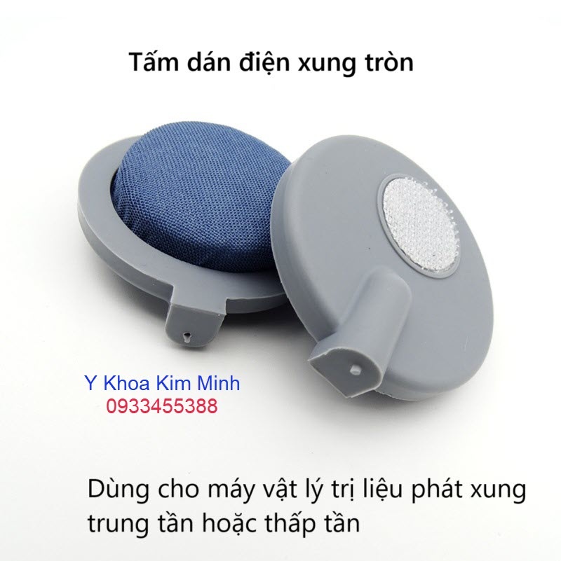 Tấm dán điện xung tròn dẫn thuốc rượu điều trị đau cơ xương khớp