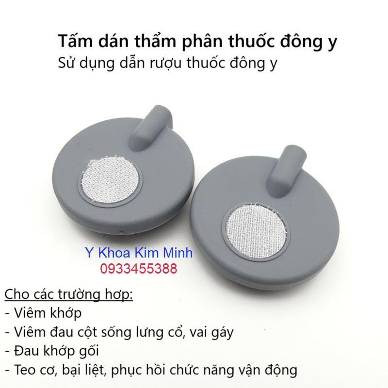 Tấm dán diện cực xung thẩm phân thuốc đông y điều trị cơ xương khớp, giảm đau nhức
