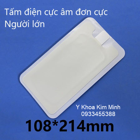 Tấm điện cực âm đơn cực người lớn dùng cho máy cắt đốt điện cao tần