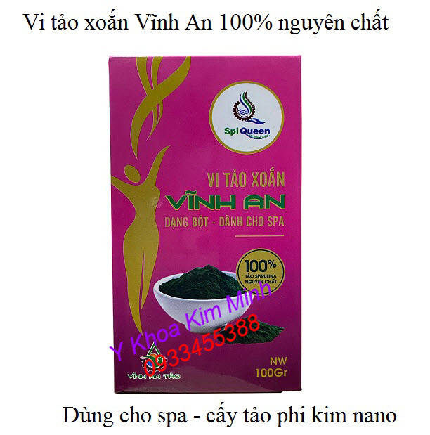 Bột vi tảo xoắn dùng phi kim bán tại Y Khoa Kim Minh chính hãng Việt Nam - Y Khoa Kim Minh