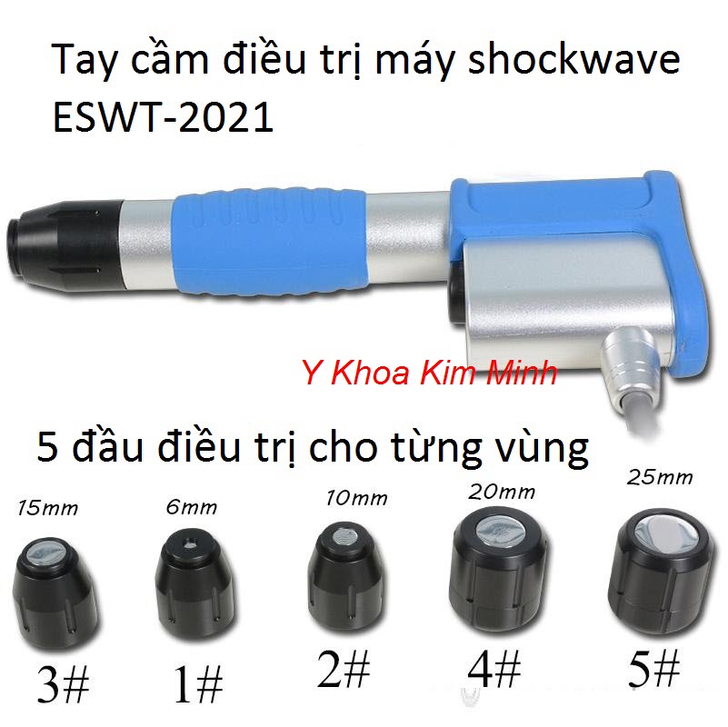 Tay cầm phát sóng xung kích điều trị của máy shockwave ESTW-2021