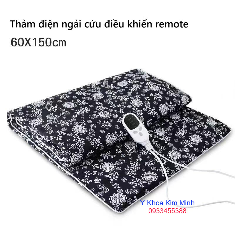 Thảm điện ngải cứu điều chỉnh bằng remote