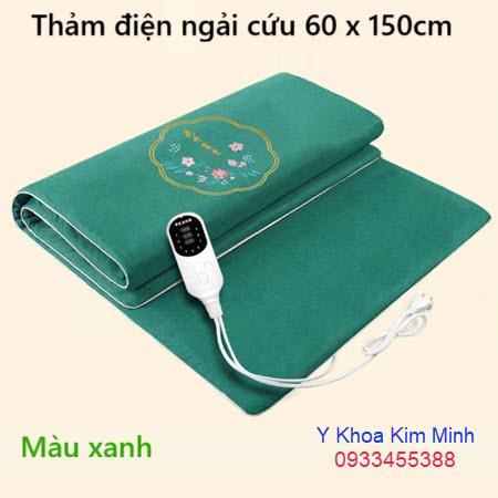 Thải điện ngải cứu màu xanh lá 60cm x 150cm