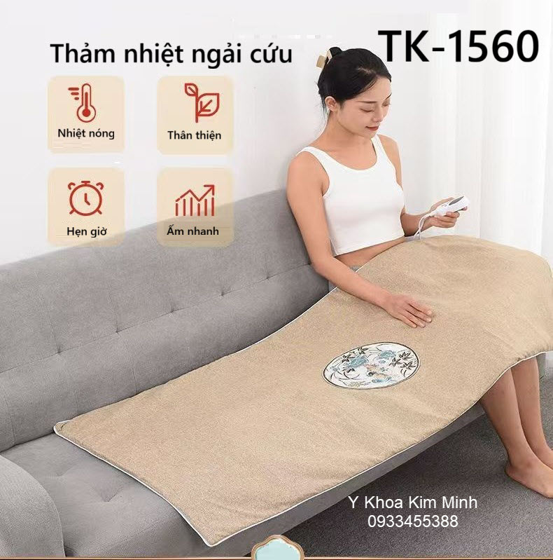 Thảm ngải cứu cắm điện TK1560