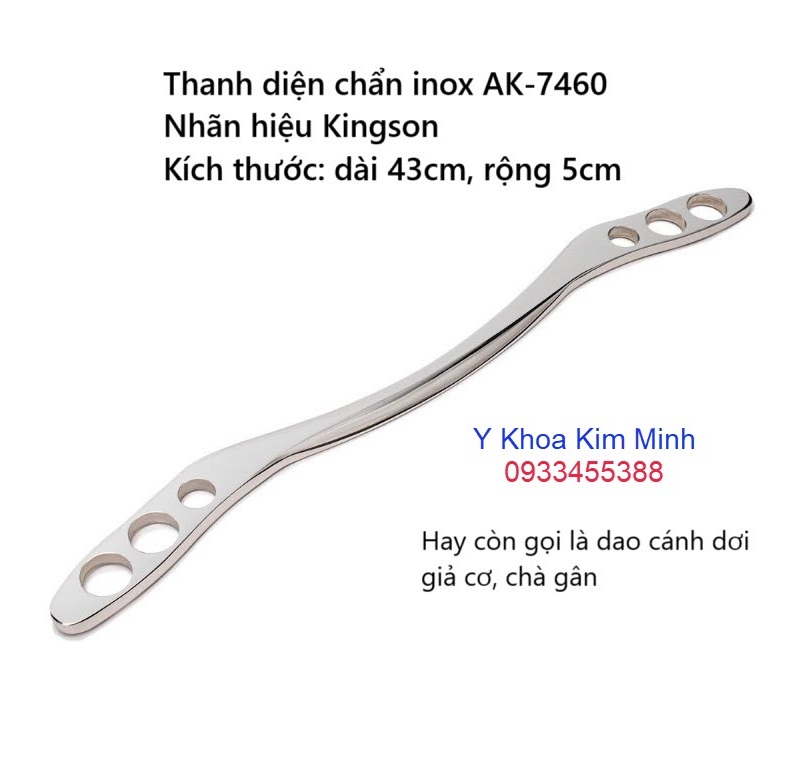 Thanh dụng cụ diện chẩn inox AK-7460 Kingson