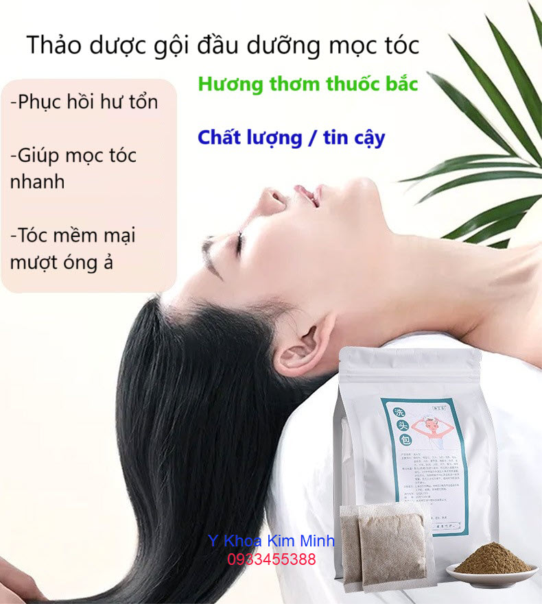 Thảo dược thuốc bắc gội đầu mọc tóc