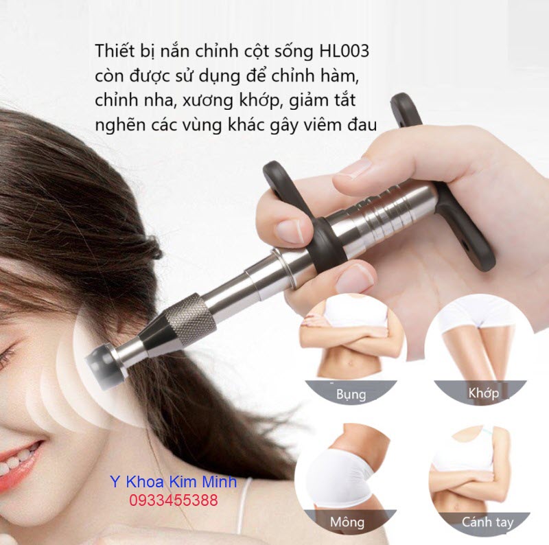 Thiết bị dụng cụ nắn chỉnh cột sống xương khớp cầm tay HL-003 bán ở Tp.HCM