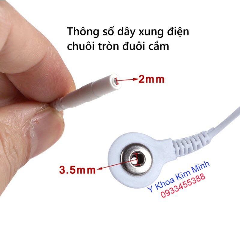 Thông số dây xung điện chuôi tròn đuôi cắm