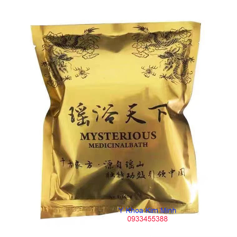 Túi thuốc bắc ngâm tắm giải cảm của người Yao (Dao)