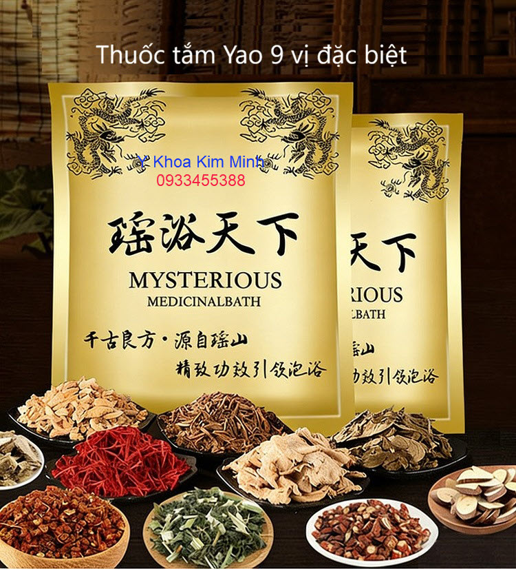 Thuốc tắm Yao 9 vị bán ở TpHCM