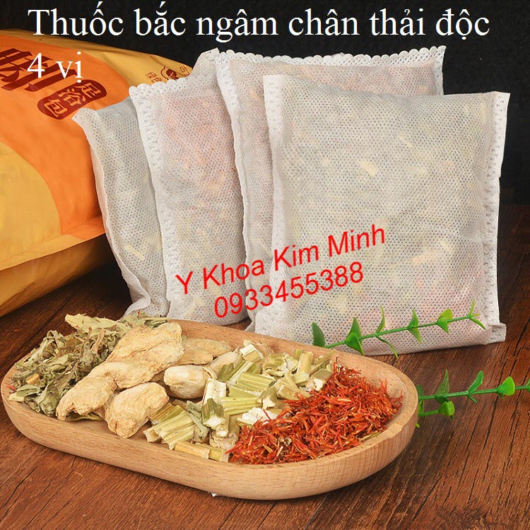 Túi thuốc bắc ngâm chân thải độc cơ thể - Y khoa Kim Minh