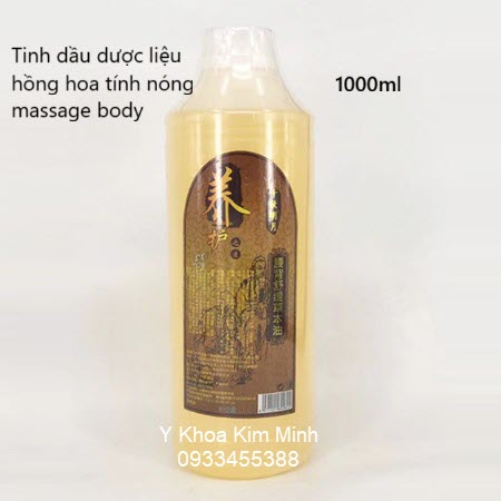 Tinh dầu dược liệu hồng hoa giải phong, tán ứ, loại bỏ tụ dịch và huyết ứ trong cơ thể