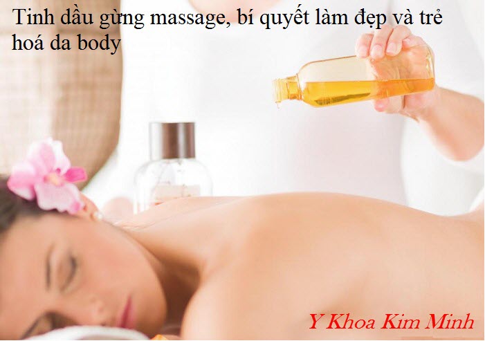 Tinh dầu gừng massage giảm béo body dùng cho spa và thẩm mỹ viện bán tại Tp.HCM - Y Khoa Kim Minh
