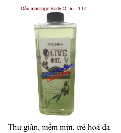 Tinh dầu massage body, tinh chất dầu ô liu làm mềm mịn da, căng bóng, trẻ hoá da body - Y khoa Kim Minh