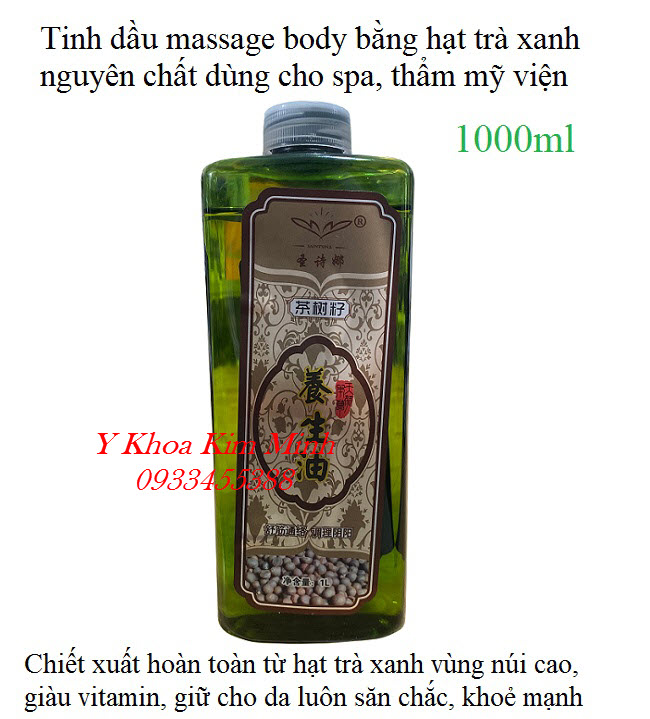 Tinh dau massage hat tra xanh 1000ml ban o dau tai Tp.HCM - Y Khoa Kim Minh