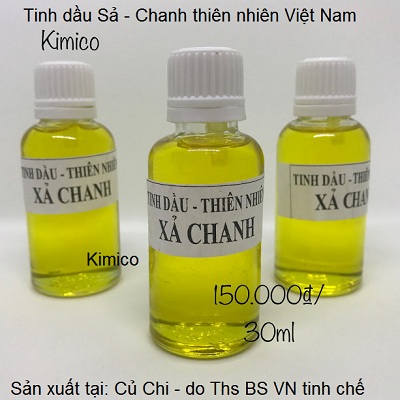Tinh dầu sả chanh thiên nhiên sản xuất tại Việt Nam, buôn bán giá sỉ tại Y khoa Kim Minh