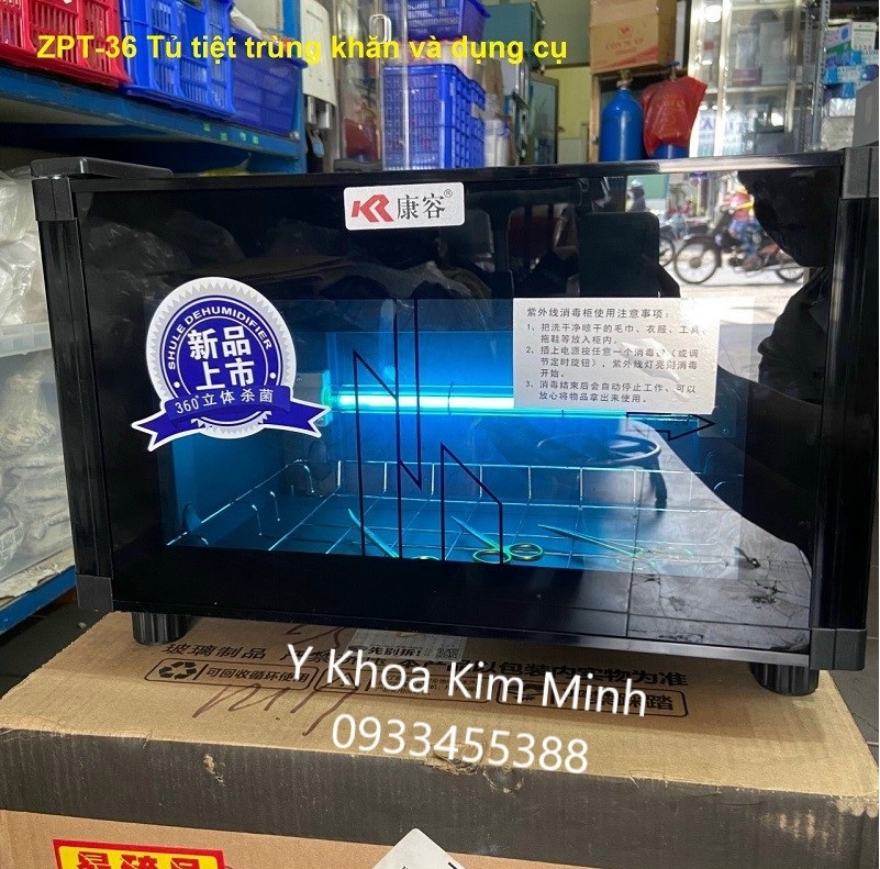 Tủ UV tiệt trùng 36 lít ZPT-36 bán ở Y Khoa Kim Minh