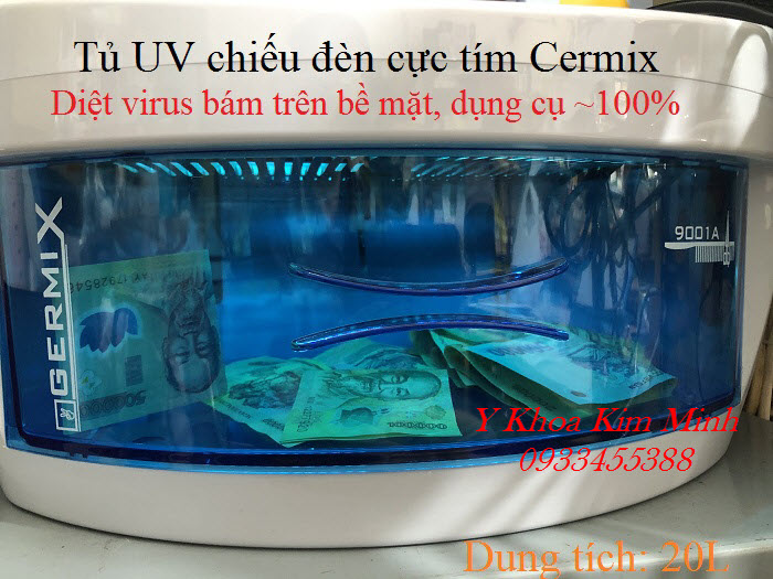 Tủ tiệt trùng tiền mặt, dụng cụ gia đình, trang sức Cermix tiêu diệt virus 100% - Y khoa Kim Minh