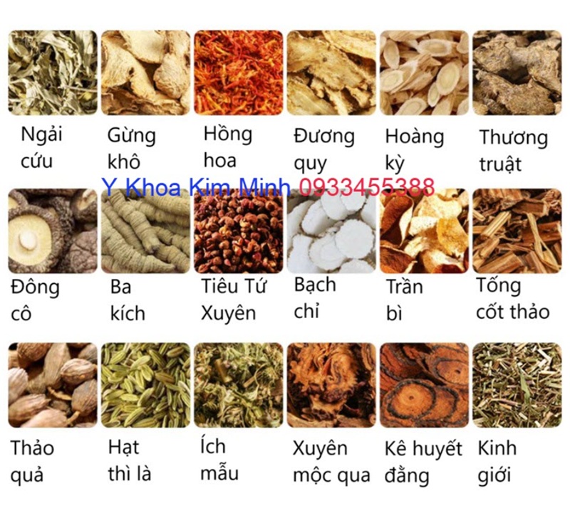 Túi thốc bắc thảo dược ngâm chân giảm đau xương khớp gồm những vị gì