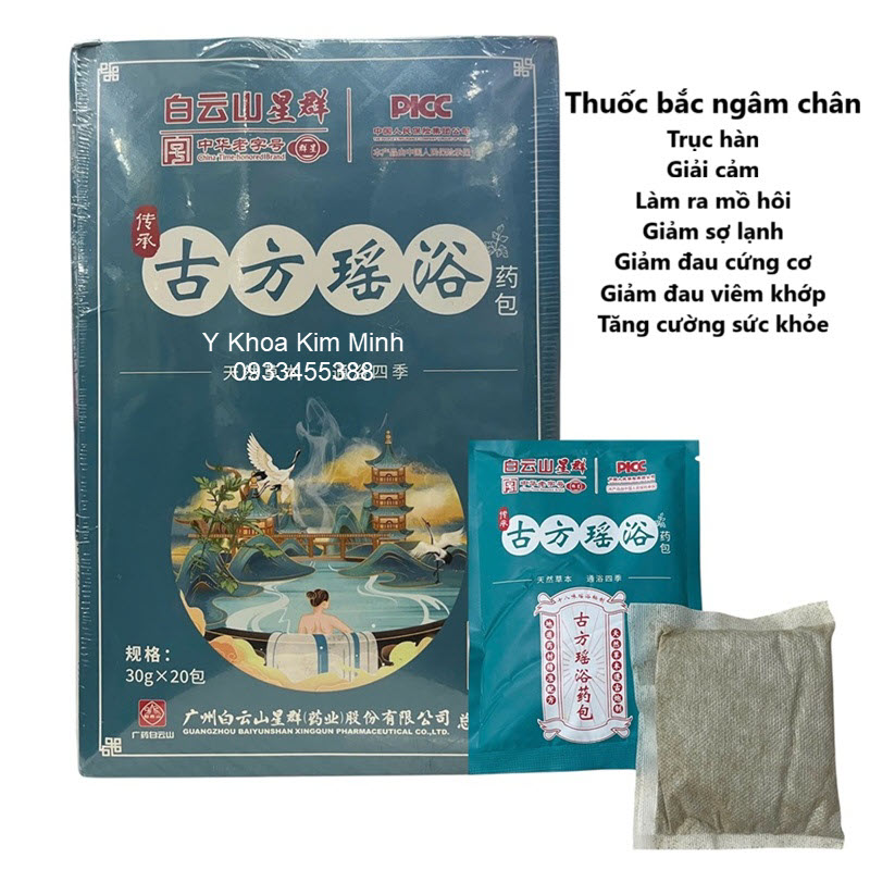 Túi thuốc bắc ngâm chân 18 vị dùng điều trị viêm đau khớp bán ở Tp.HCM