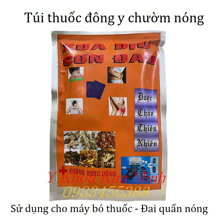 Túi thuốc đông y chườm nóng điều trị giảm đau bán ở Kim Minh