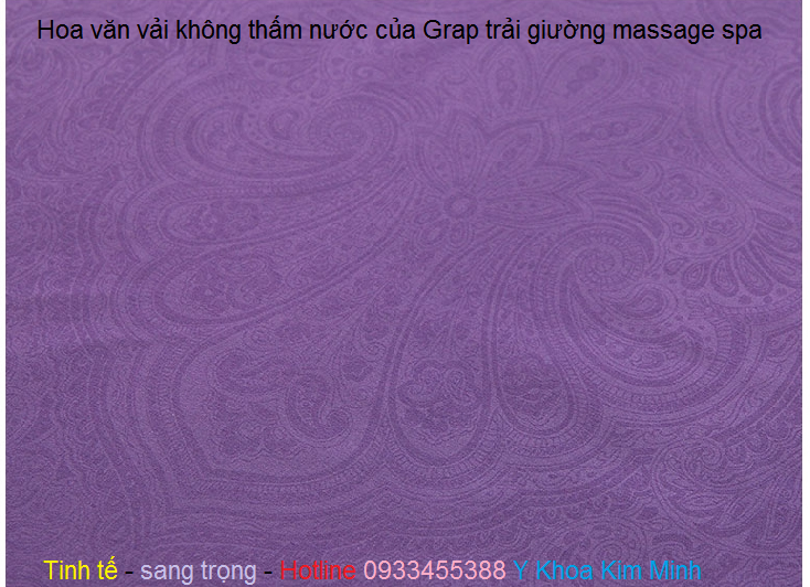 Vải may khăn trải giường | Grap giường massage spa - Y khoa Kim Minh 0933455388