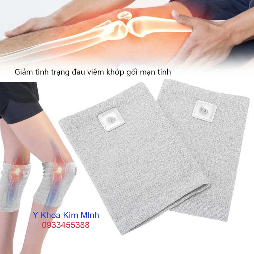 Điều trị đau khớp gối, thoái hóa khớp gối, viêm đau khớp gối mạn tính có tụ dịch bằng vớ xung điện trị liệu dòng TENS với máy Dr Ho, Aukewel, DDS