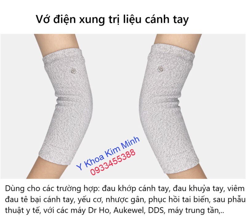 Vớ vật lý trị liệu xung điện dùng điều trị cánh tay, sử dụng với máy Dr Ho, Aukewel, DDS, máy xung điện trung tần