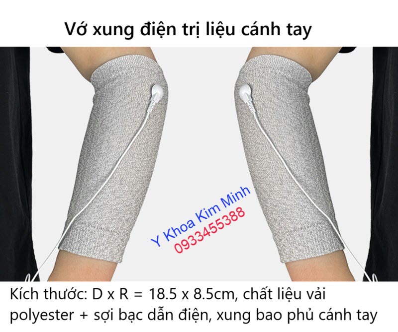 Tất vớ xung điện trị liệu giảm đau cánh tay, đau khuỷa tay