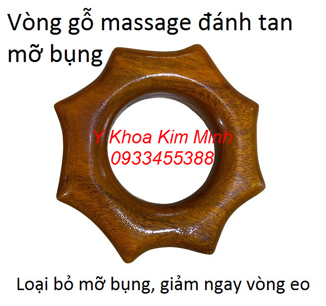Vòng gỗ massage đánh tan mỡ bụng giảm béo body