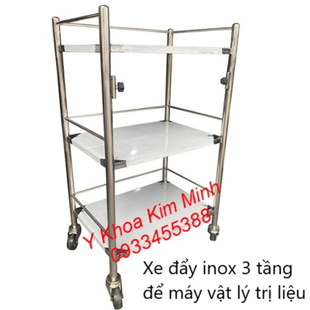 Xe đẩy để máy vật lý trị liệu bán ở Tp.HCM 0933455388