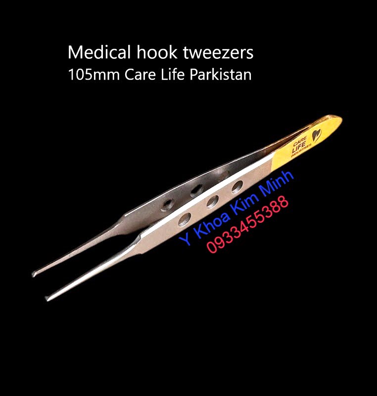 Hook tweezer gold handle 105mm Parkistan