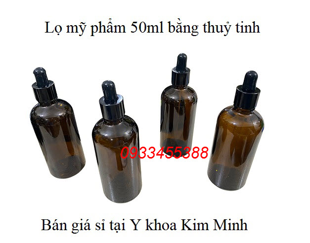 Lọ mỹ phẩm 50ml dùng đựng tinh chất serum, tinh dầu massage - Y khoa Kim Minh